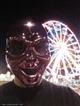 red smile mask carnival