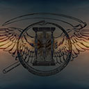 wings time snake scythe symbol