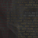they kill each other to drink poison from golden cups, but time consumes all things, and death equals us all.