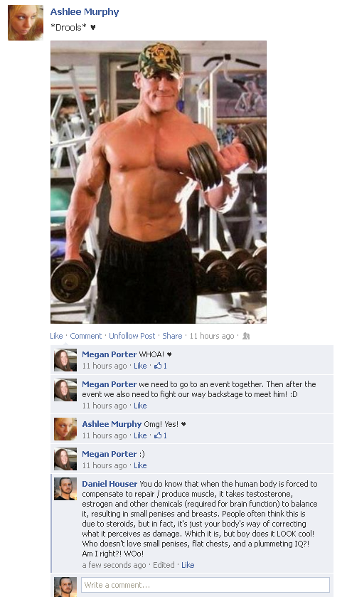 fag muscles at the gym