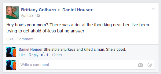 mom riots killed