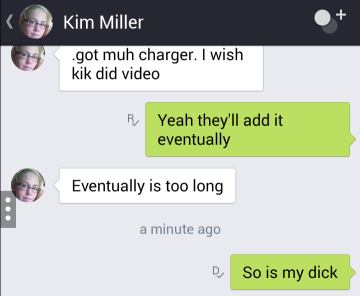 kik my dick